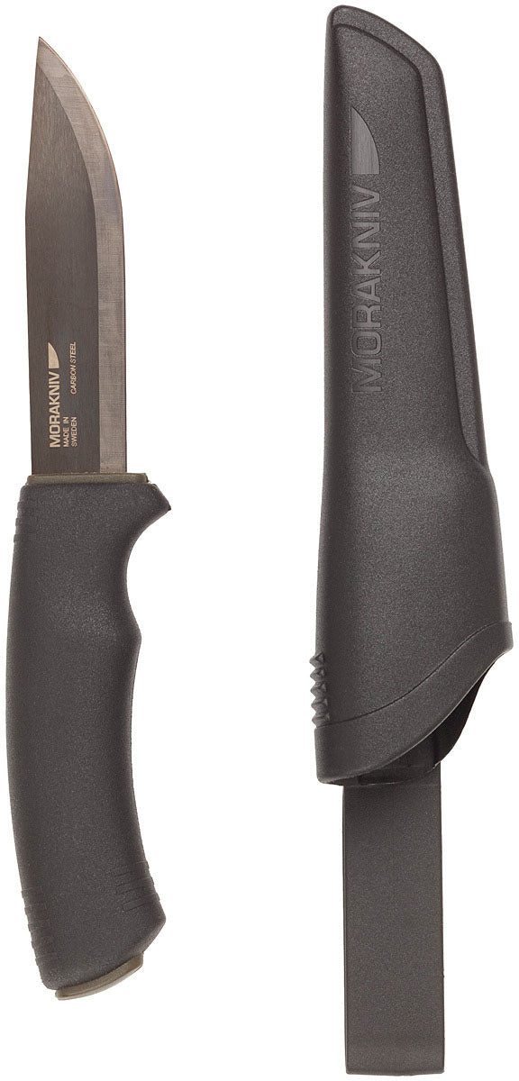 Morakniv Bushcraft Fixed-Blade Knife (Black)