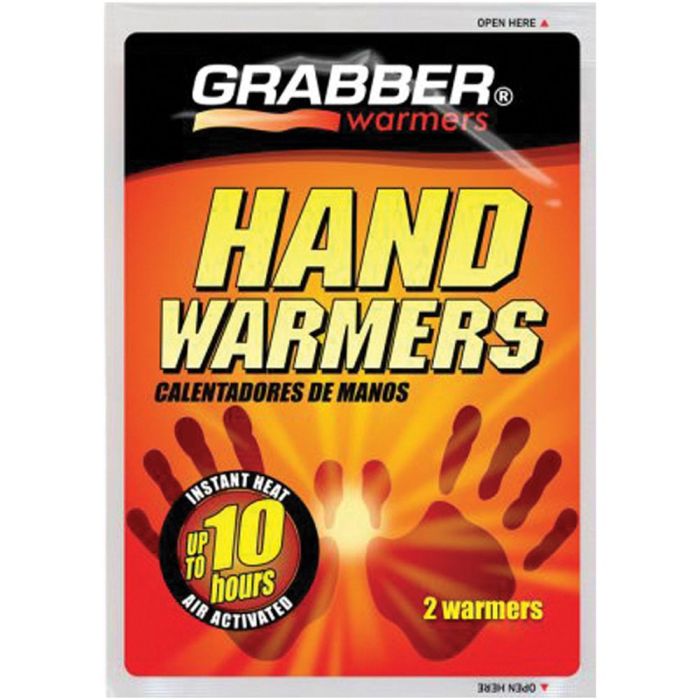 Grabber Hand Warmers, Air-Activated, 1 Pair