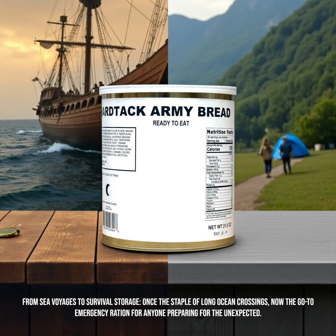 Military Surplus Hardtack Army Bread, Ready to Eat (
