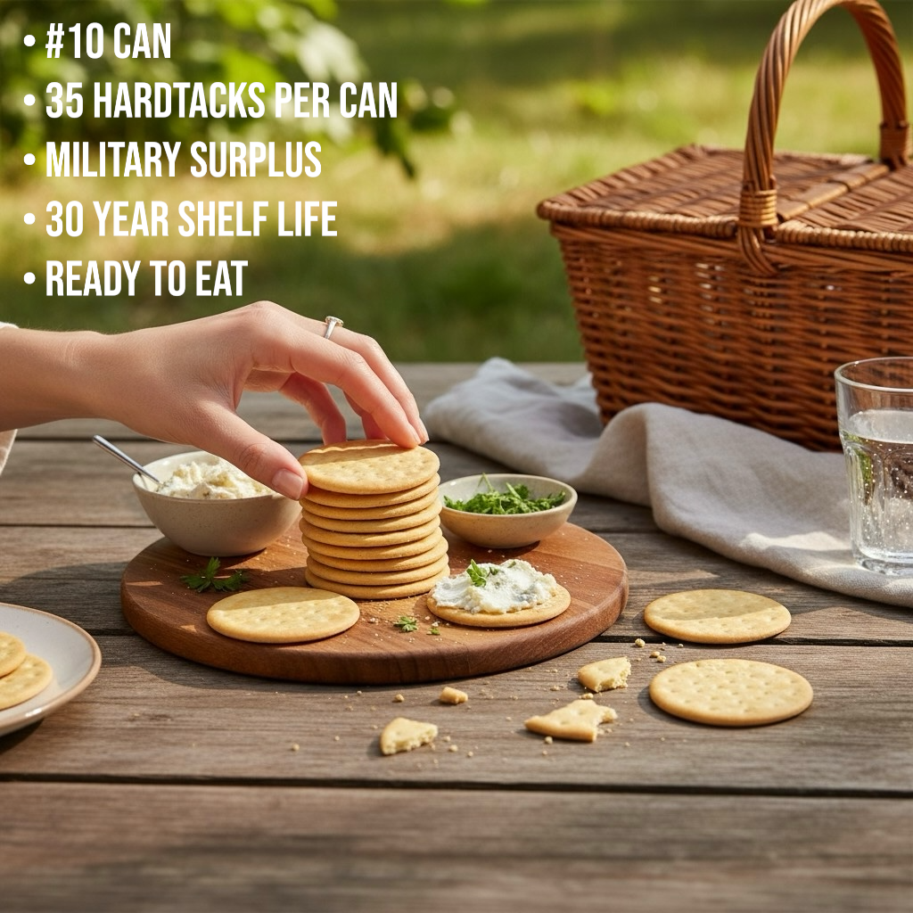 Military Surplus Hardtack Army Bread, Ready to Eat (