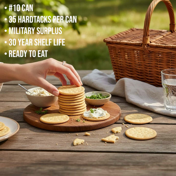 Military Surplus Hardtack Army Bread, Ready to Eat (