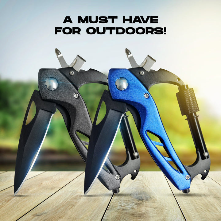 2-Pack Carabiner Knives