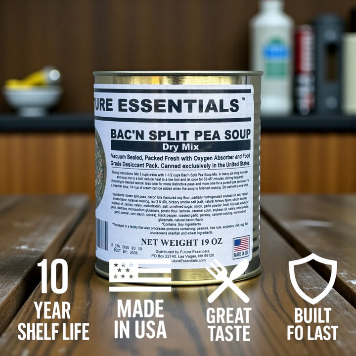 Future Essentials Bacon Split Pea Soup Dry Mix
