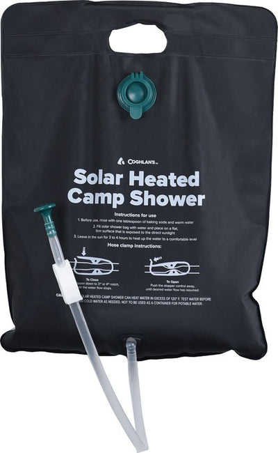 Solar Heated Camp Shower