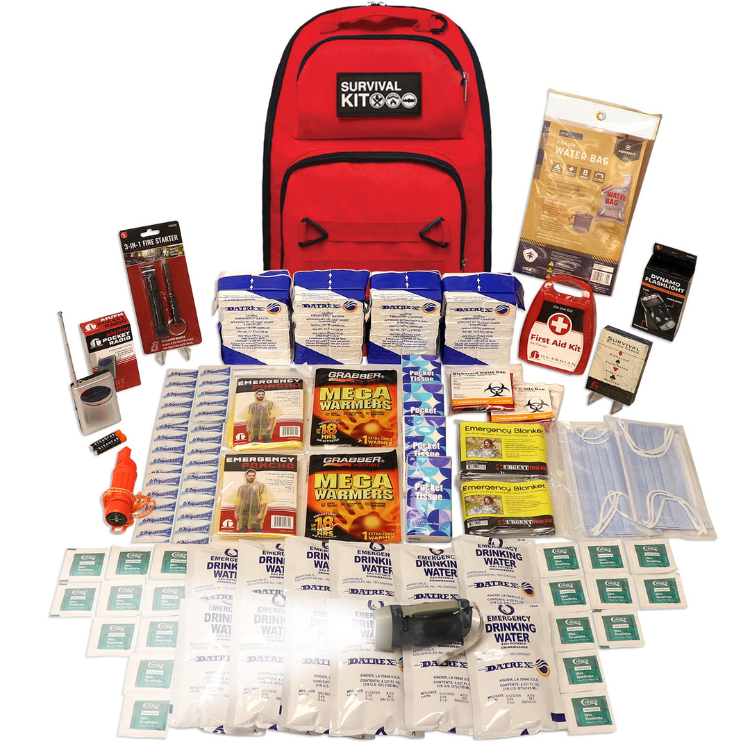 Prepared Survival Kit -  Emergency &amp; Disaster Go Bag