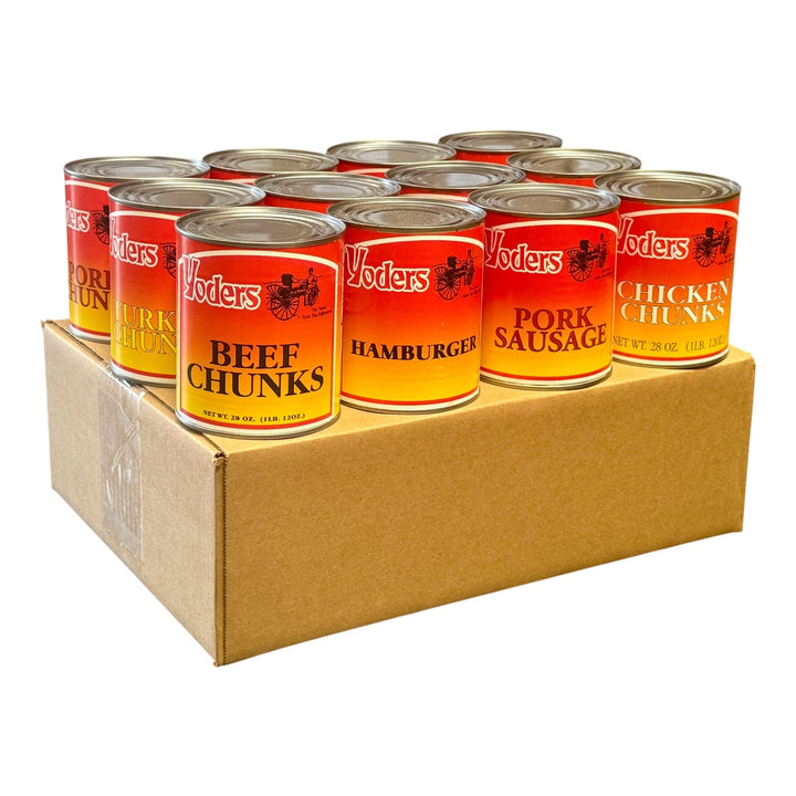 Case (12 Cans) Variety Pack of Yoder&