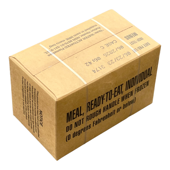 Case (12 Meals) of Menu C Military MRE&
