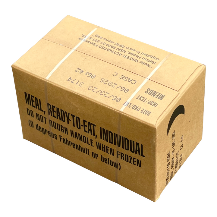 Case (12 Meals) of Menu C Military MRE&