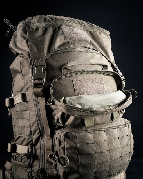 Eberlestock Mission Ruck Pack | Massive 80L Capacity &amp; Radio-Ready Cable Routing | Full Modularity for Custom Gear Attachments