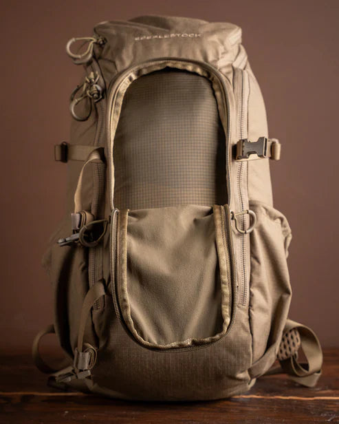 Eberlestock Brute Scout Hunting Pack | Ultralight 30L Fast-Attack Rucksack | Built to Stop Back Sweat &amp; Shed Rain