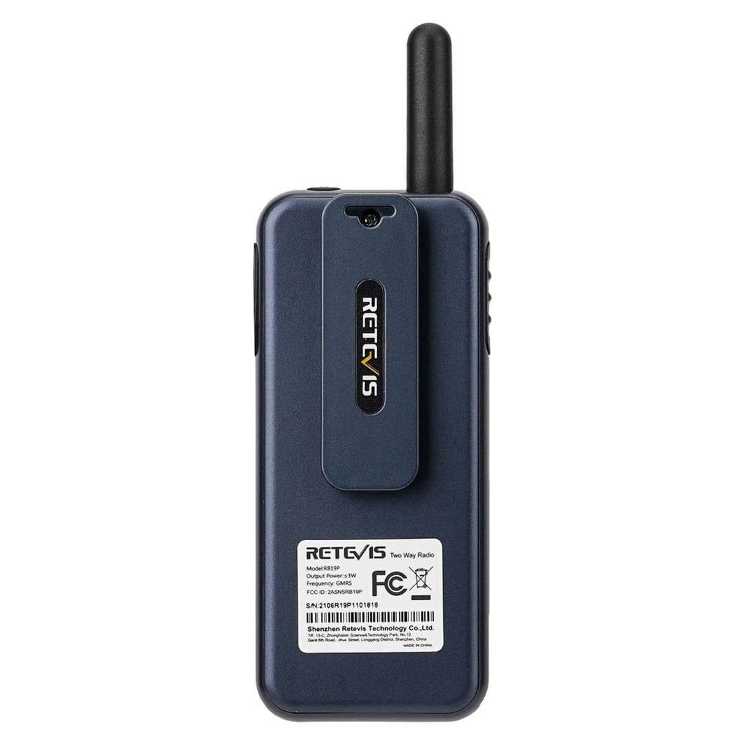 Retevis RB19P Slim GMRS Handheld Radio