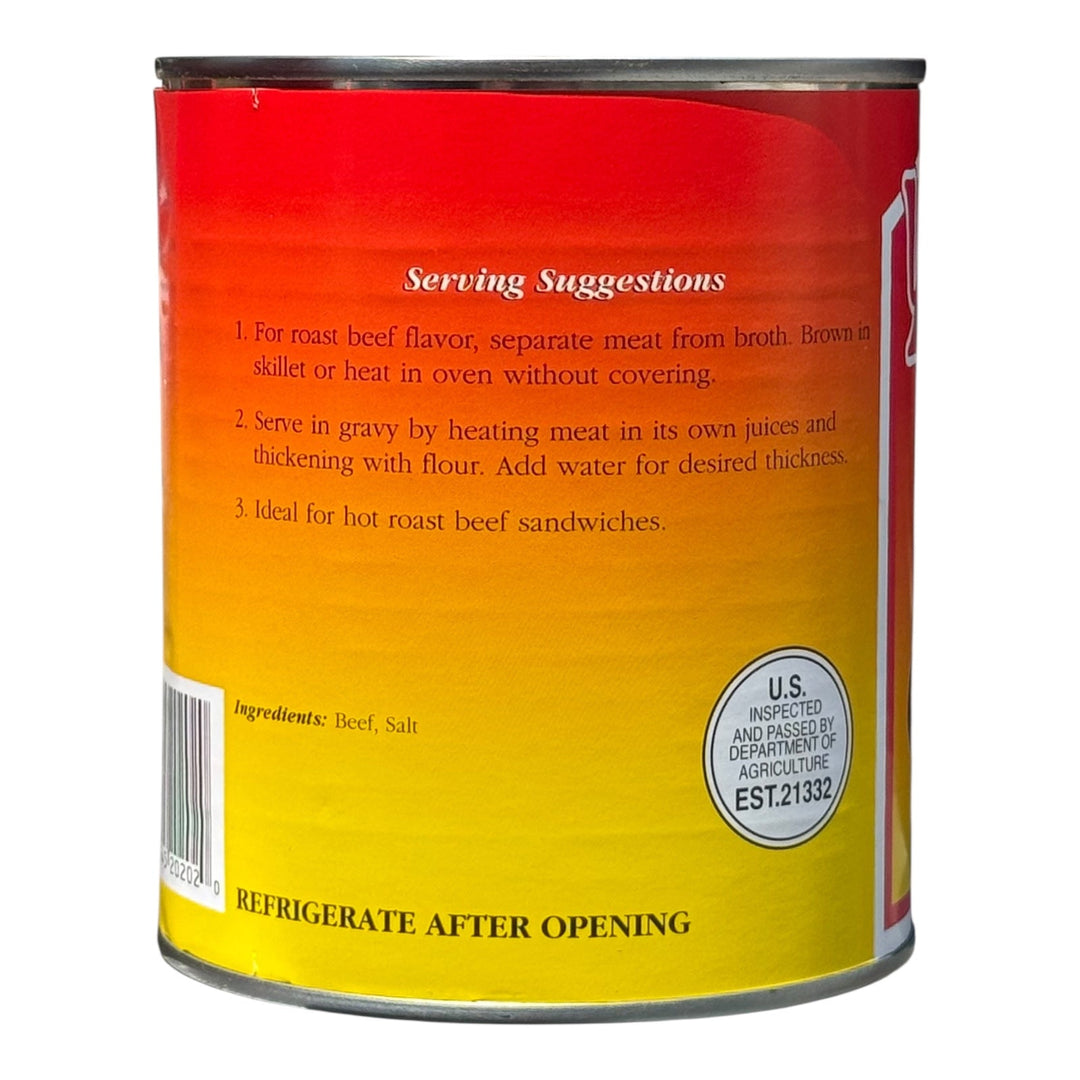 Yoder’s Canned Beef Chunks | 28 oz can | Real USA Beef | Fully Cooked | Shelf Stable Survival Food | 10+ Year Shelf Life | Ready to Eat | Ideal for Prepping, Storage &amp; Camping