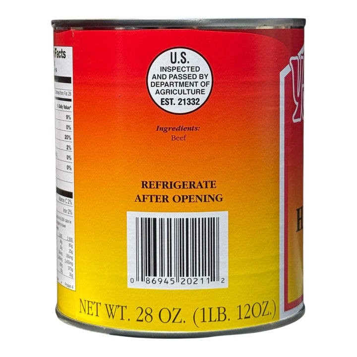 Yoder’s Canned Ground Beef/Hamburger | 28 oz can | Real USA Beef | Fully Cooked | Shelf Stable Survival Food | 10+ Year Shelf Life | Ready to Eat | Ideal for Prepping, Storage &amp; Camping